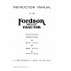 Fordson Major Operators Manual edition 1951